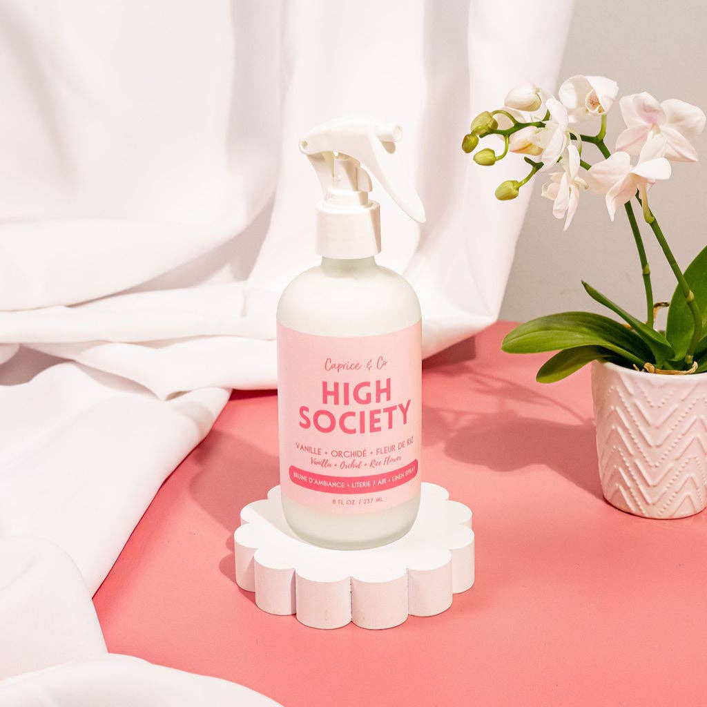 High Society Linen + Room Spray