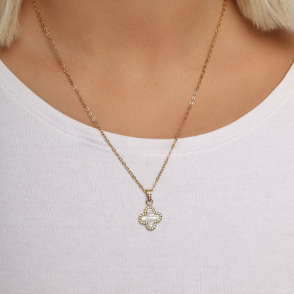 Glow Clover Necklace