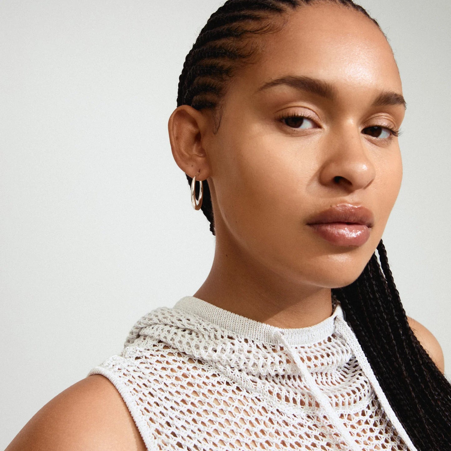 Jorun Earrings in Silver