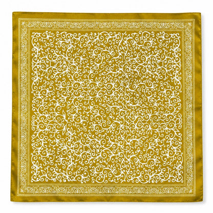 Chartreuse Patterned Scarf