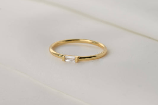 Baguette Dainty Ring
