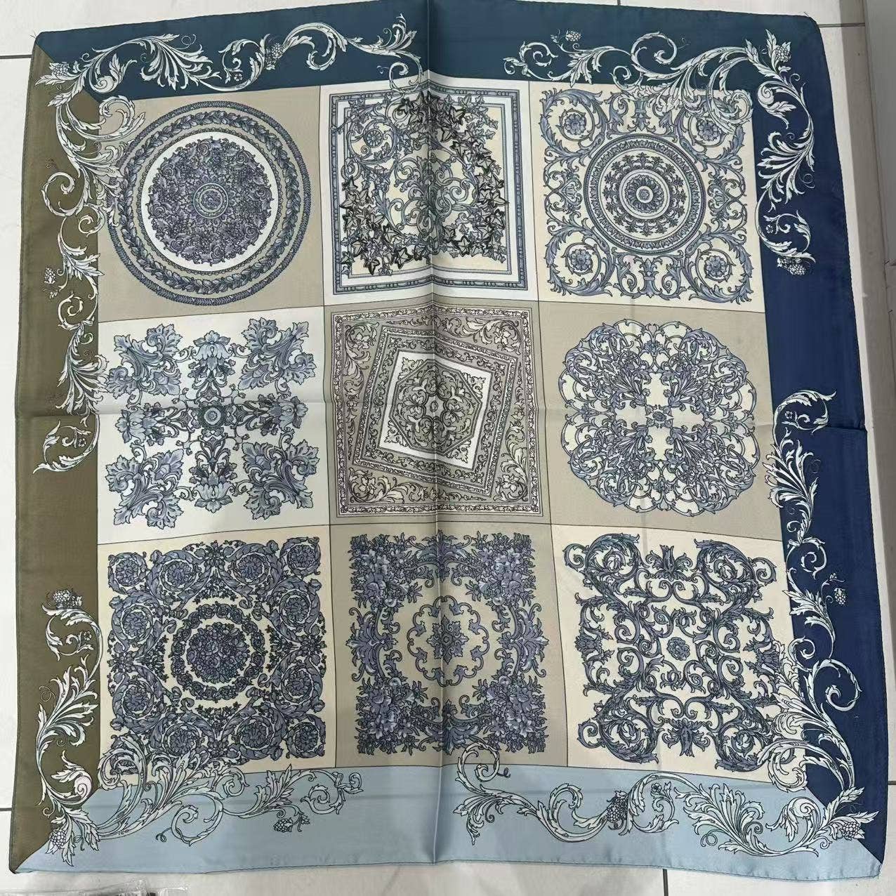 Blue Tile Scarf