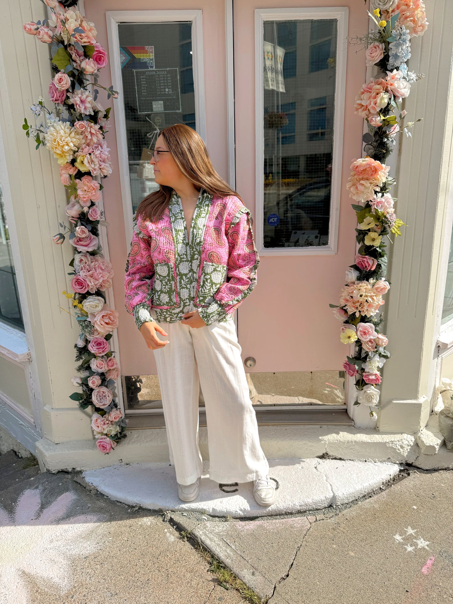 Phoebe Floral Reversible Quilted Jacket - FINAL SALE