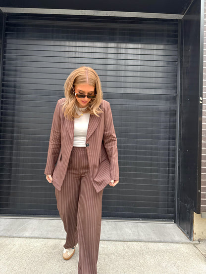 Claudia Pin Stripe Blazer