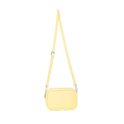 Erika Recycled Vegan Crossbody Bag in Black Pebbled