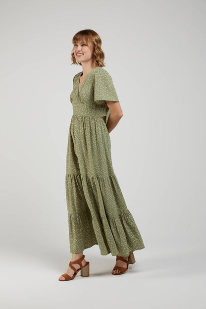 Melina Polka-Dot Maxi Dress