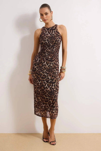 Leopard Midi Dress