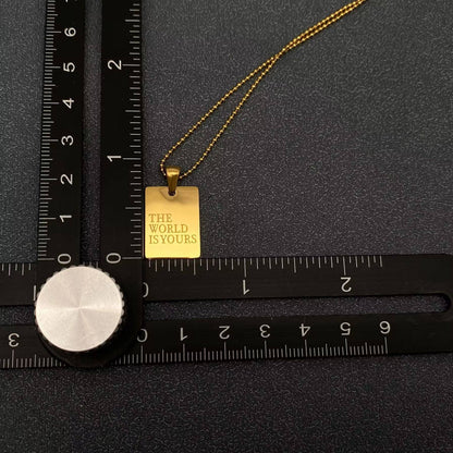 The World is Yours Necklace