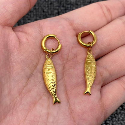 Fish Charm Earrings