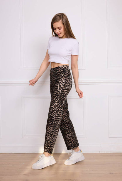 Amber Leopard Jeans