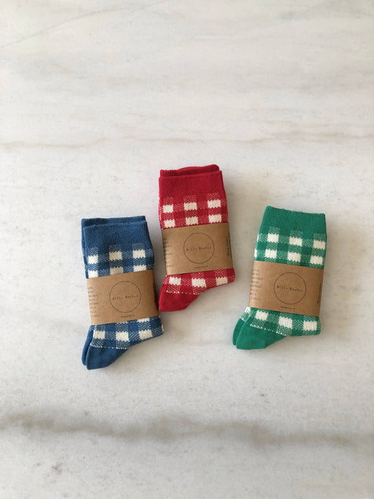 Gingham Socks
