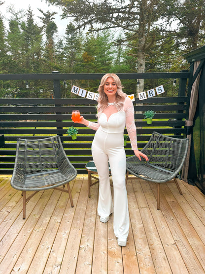 Mina Lace Jumpsuit - FINAL SALE