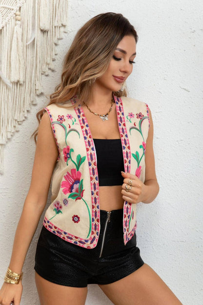 Hannah Embroidered Vest