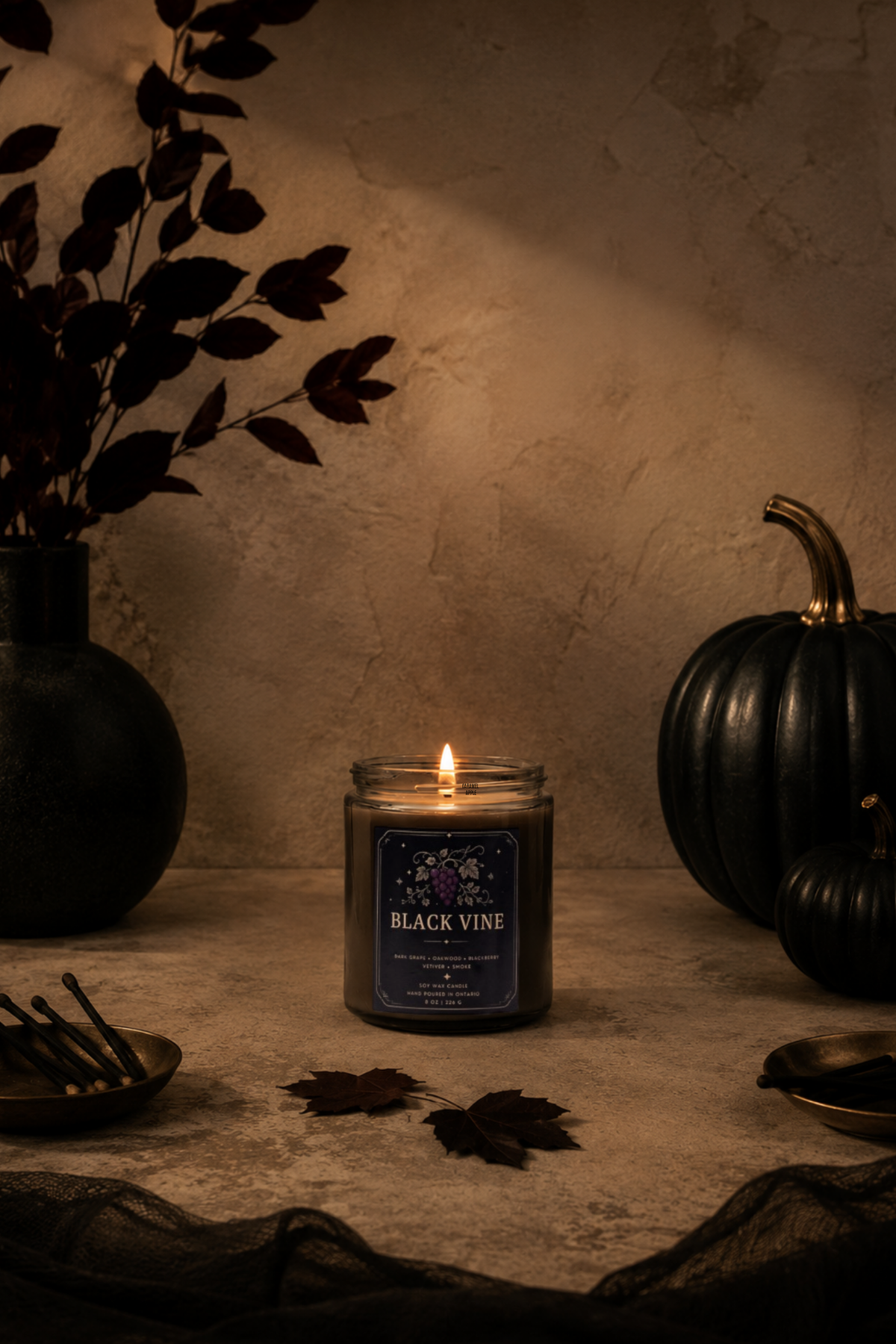 Black Vine Candle