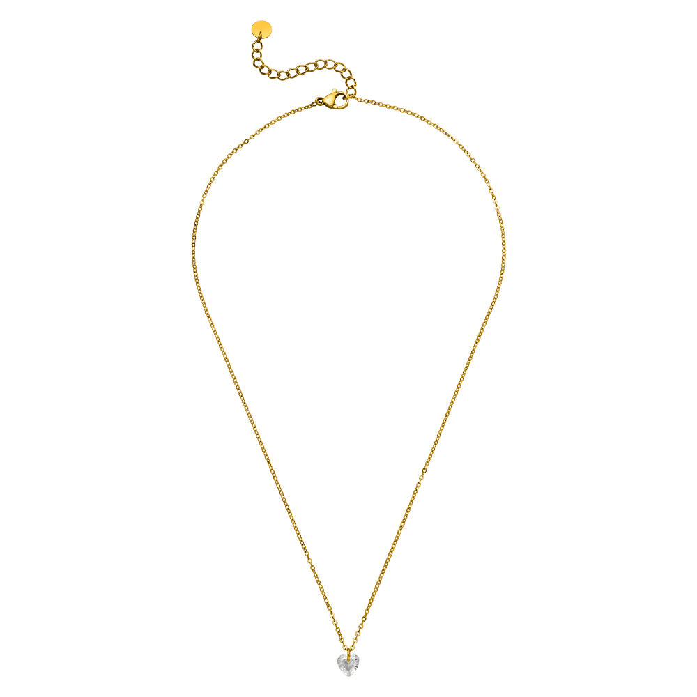Stone Heart Necklace