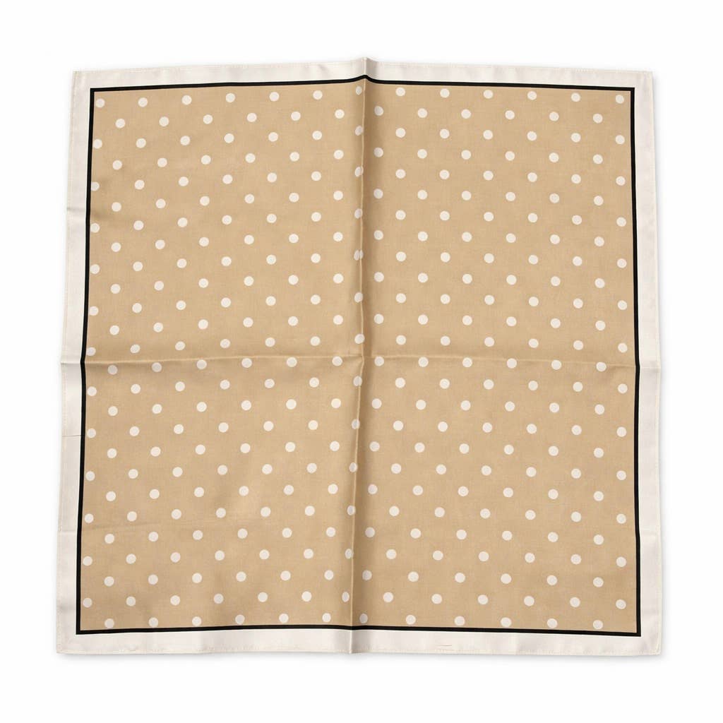 Camel Polka Dot Scarf