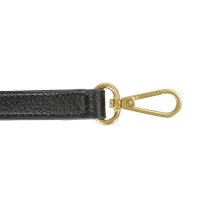 Erika Recycled Vegan Crossbody Bag in Black Pebbled