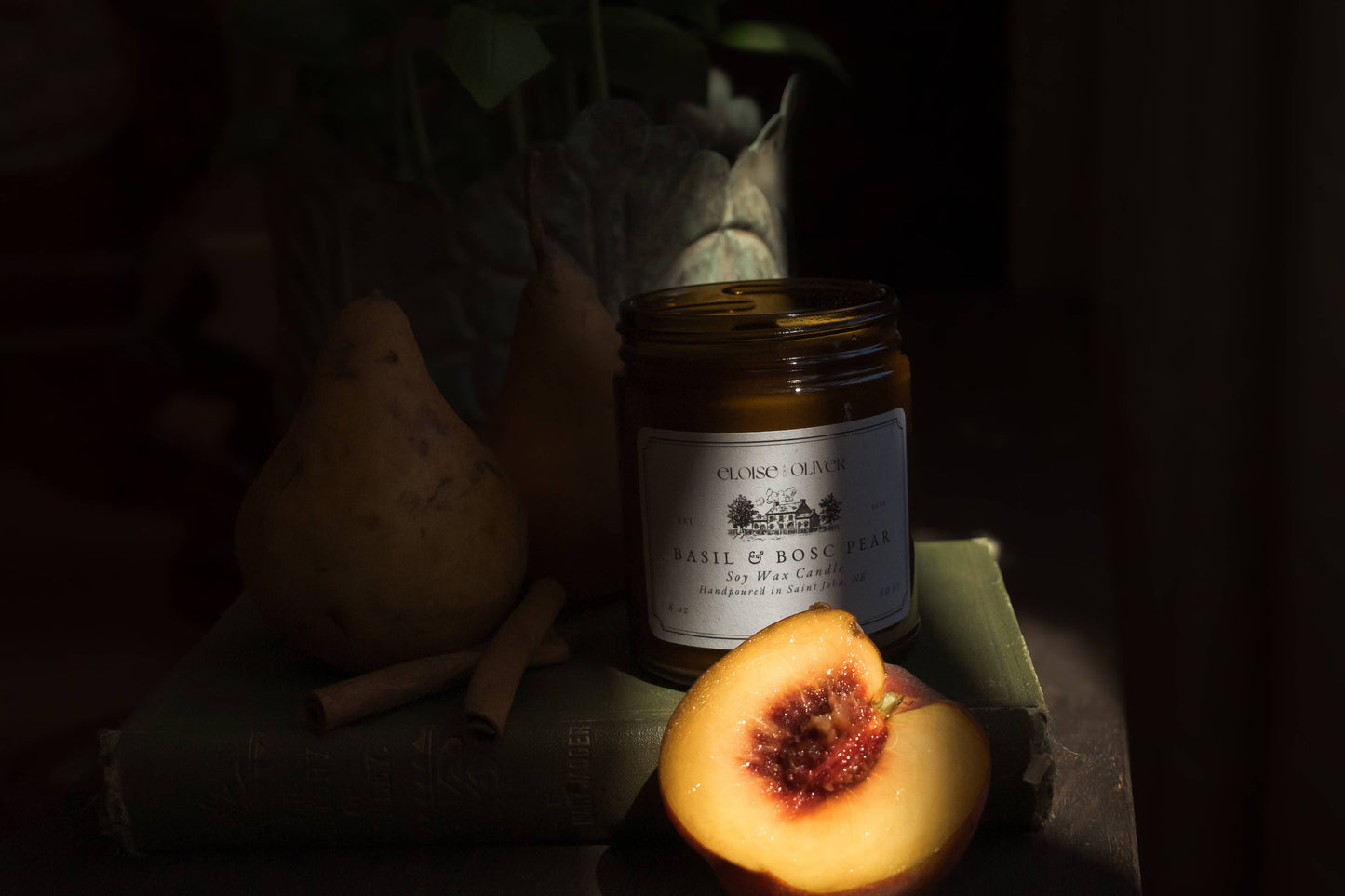 Basil and Bosc Pear Candle