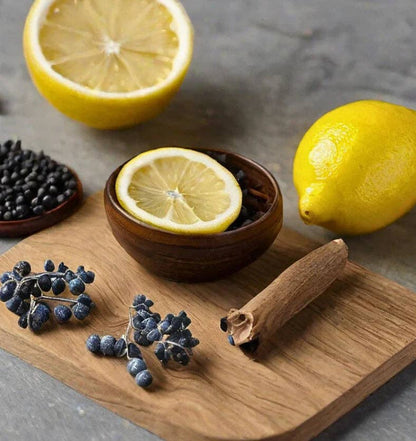 Lemon Peel and Rich Oud Scented Candle