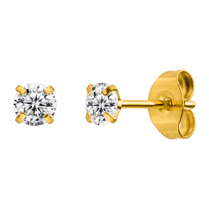 Bright Diamond Stud Earrings