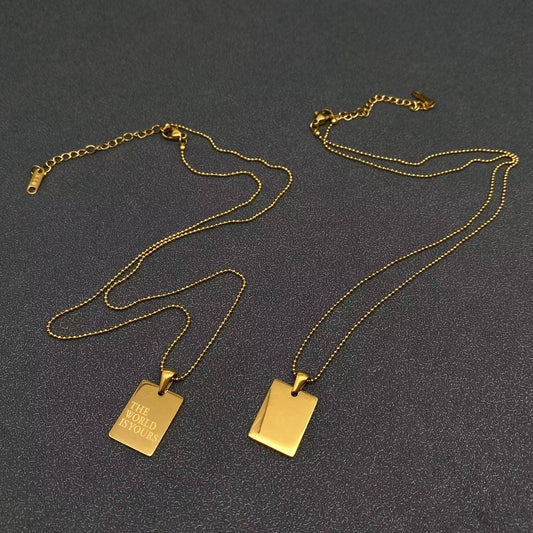 The World is Yours Necklace