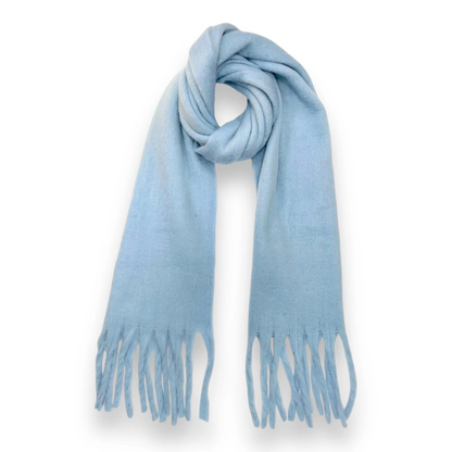 Fluffy Scarf in Baby Blue