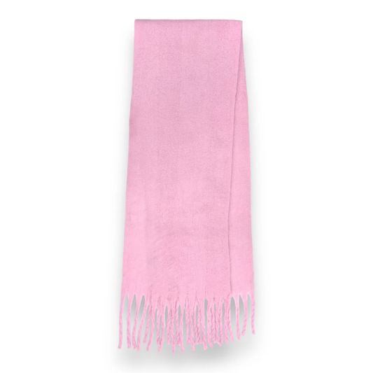 Fluffy Scarf in Baby Pink