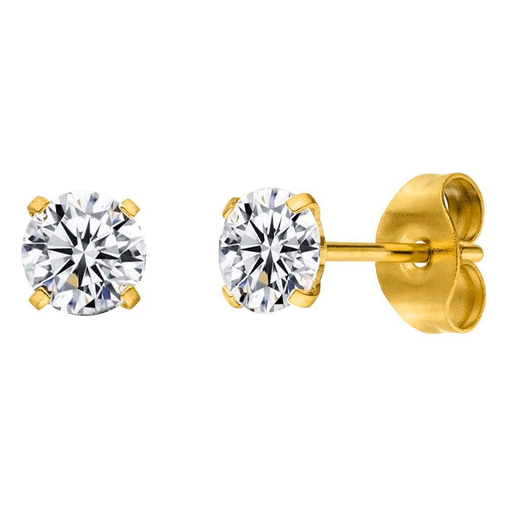 Bright Diamond Stud Earrings