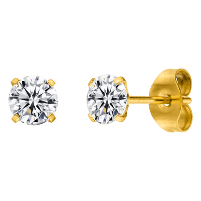 Bright Diamond Stud Earrings