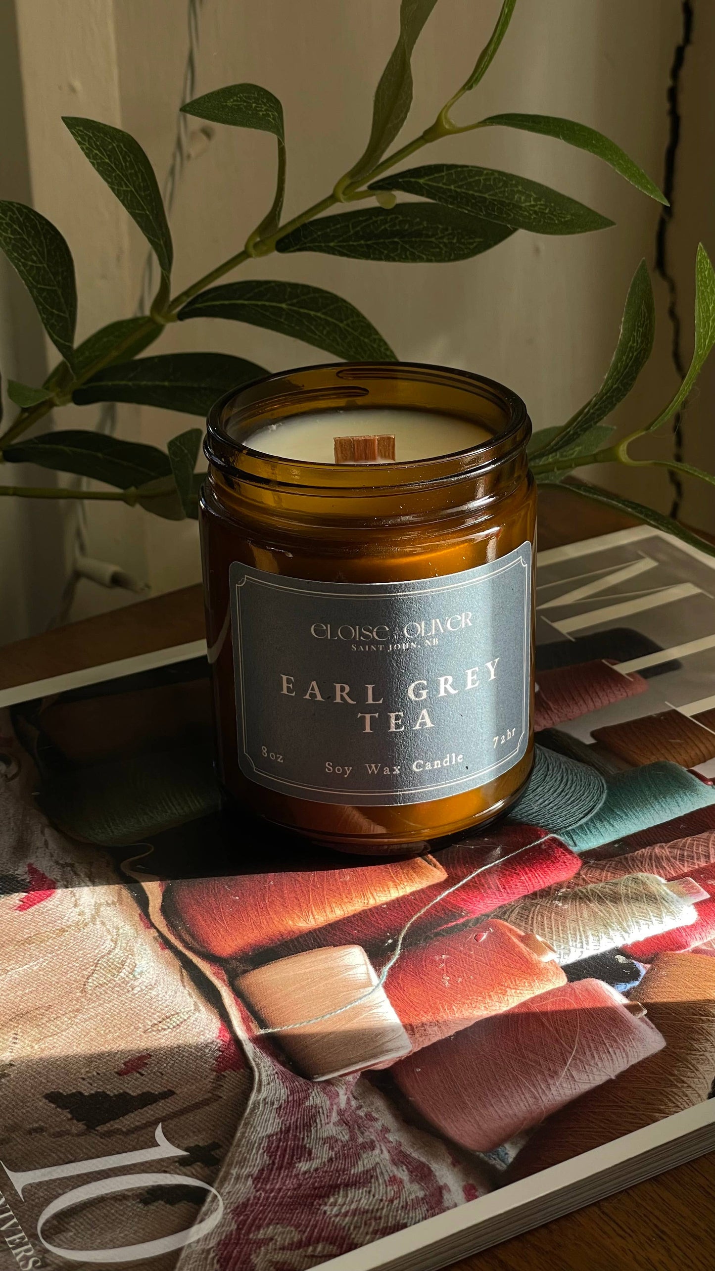 Earl Grey Tea Scented Candle