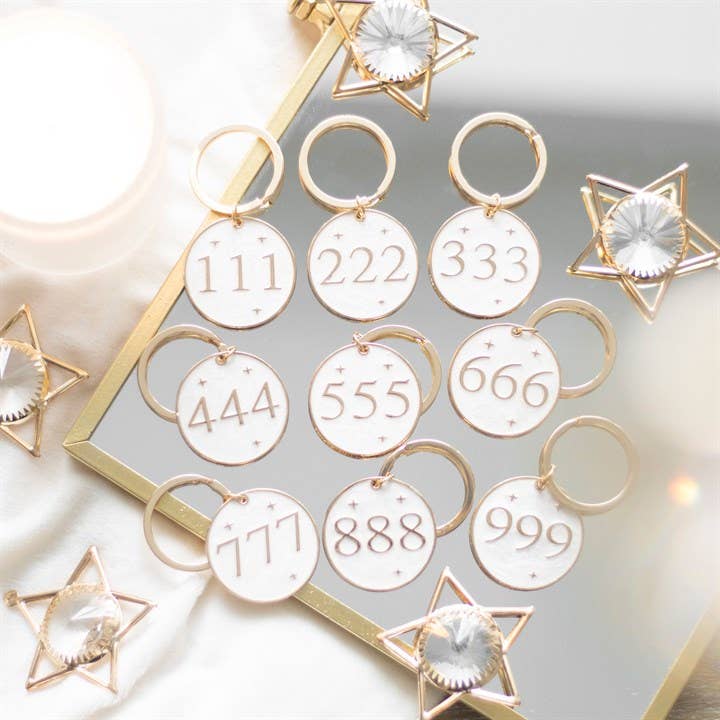 Angel Number Keychain
