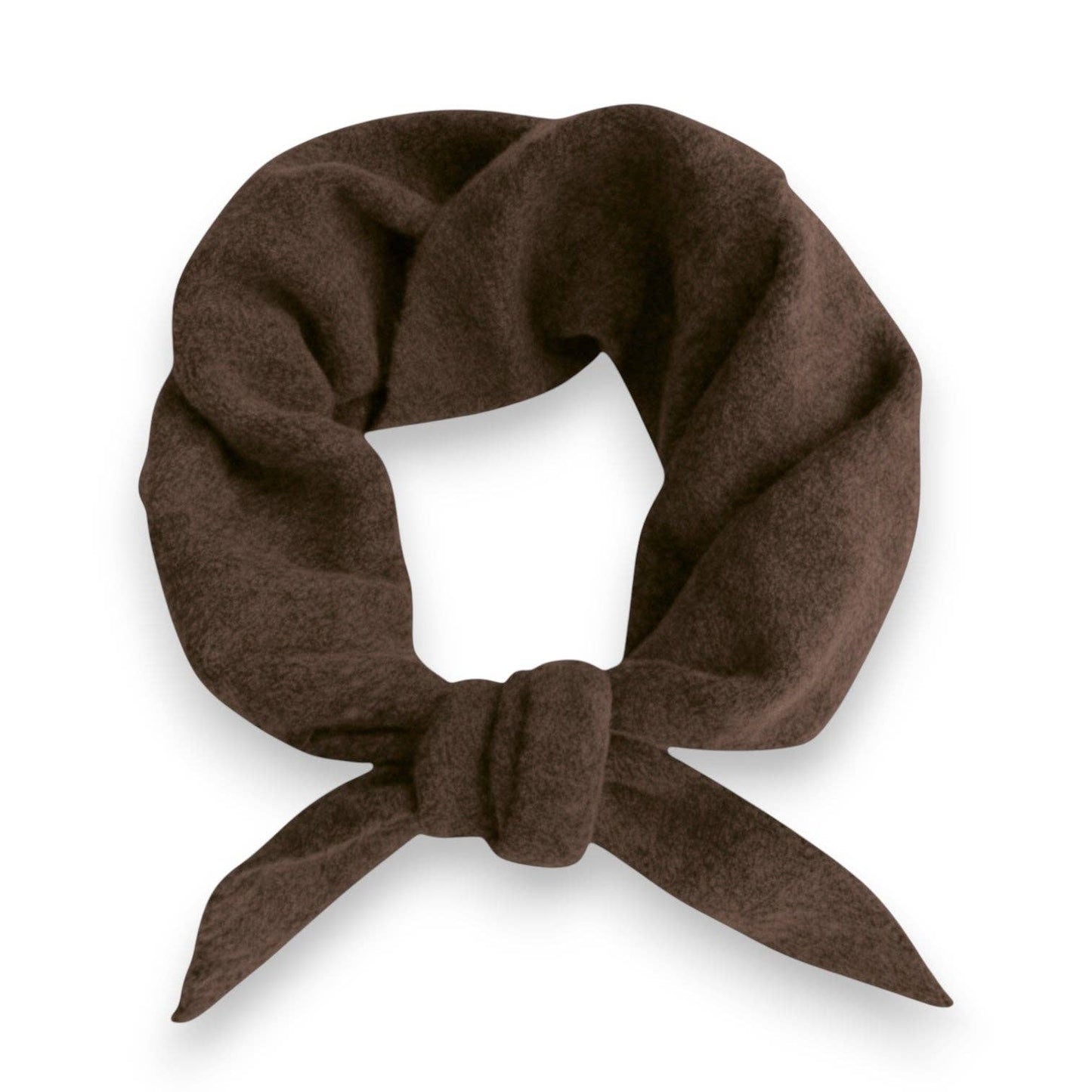 Wool Triangle Neck Scarf in Burgundy