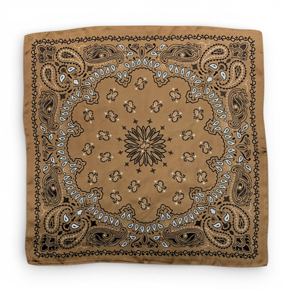 Brown Bandana Scarf