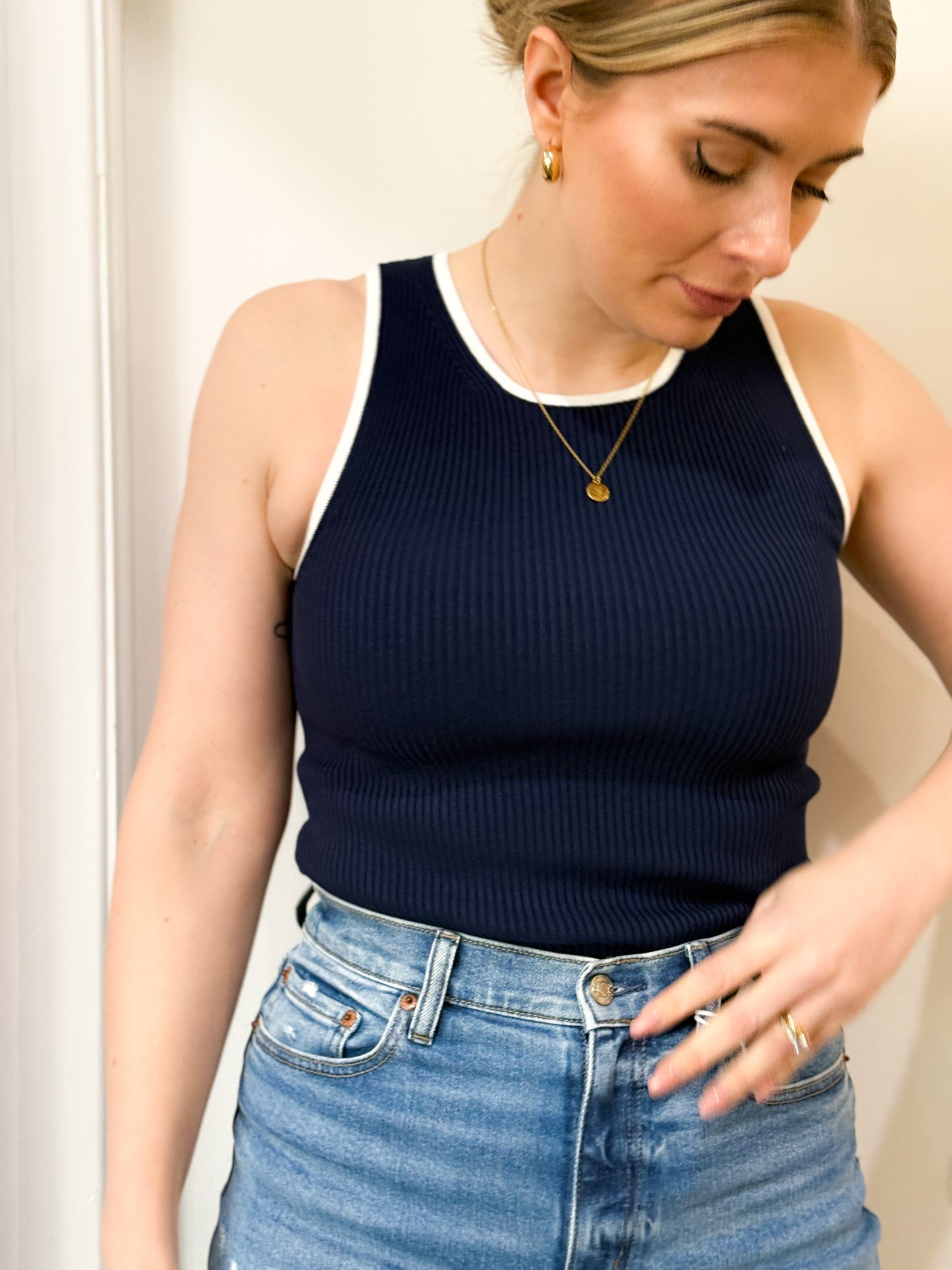 Barker Tank in Navy