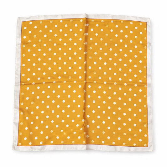 Yellow Polka Dot Scarf