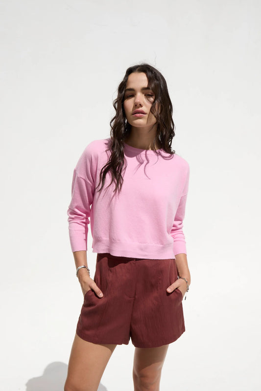 Polly Sweater in Pink