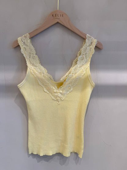 Butter Lace Trim Tank