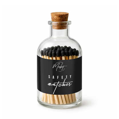 Black Tipped Safety Matches