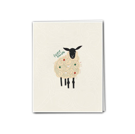 Fleece Navidad Card