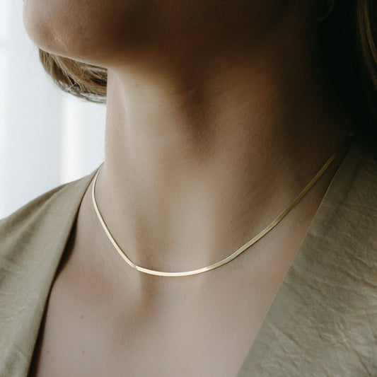 Herringbone Chain Necklace