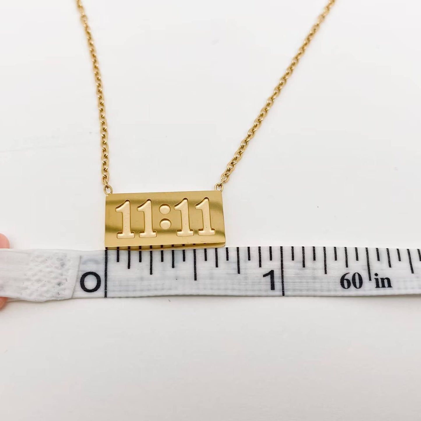 11:11 Necklace in Silver