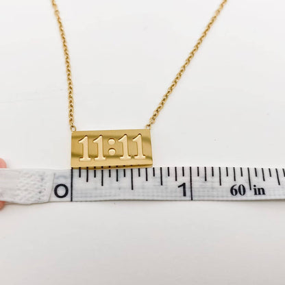 11:11 Necklace in Silver
