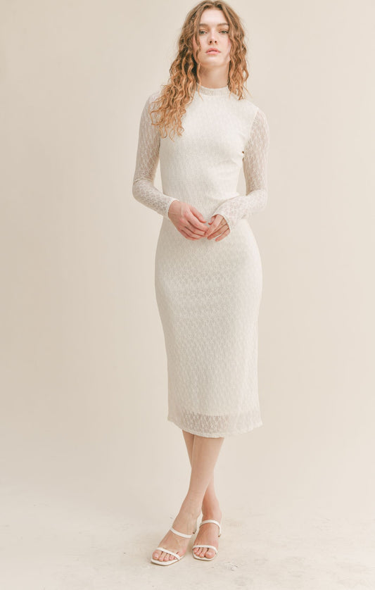 Bridgette Lace Midi Dress