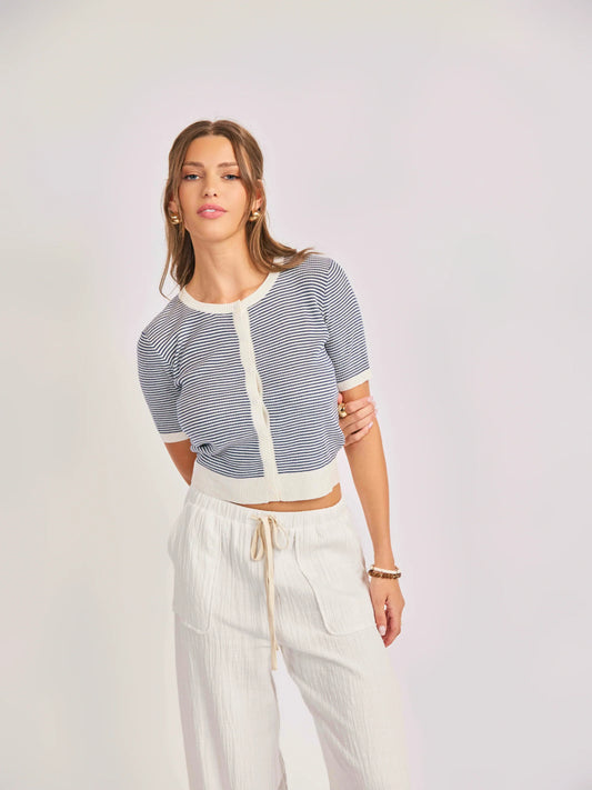 Mavi Stripe Cardigan