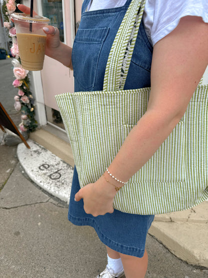 Ethereal Flower Kantha Quilted Boho Reversible Tote Bag