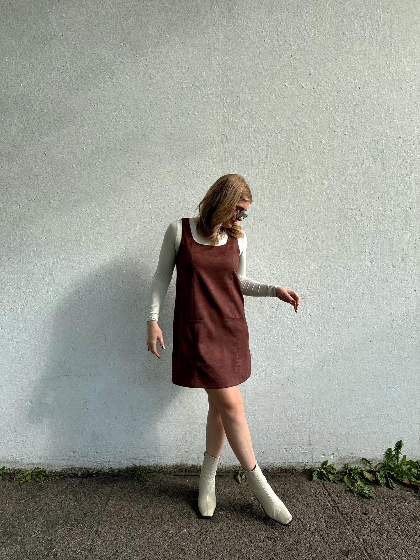 Yazmin Suede Dress