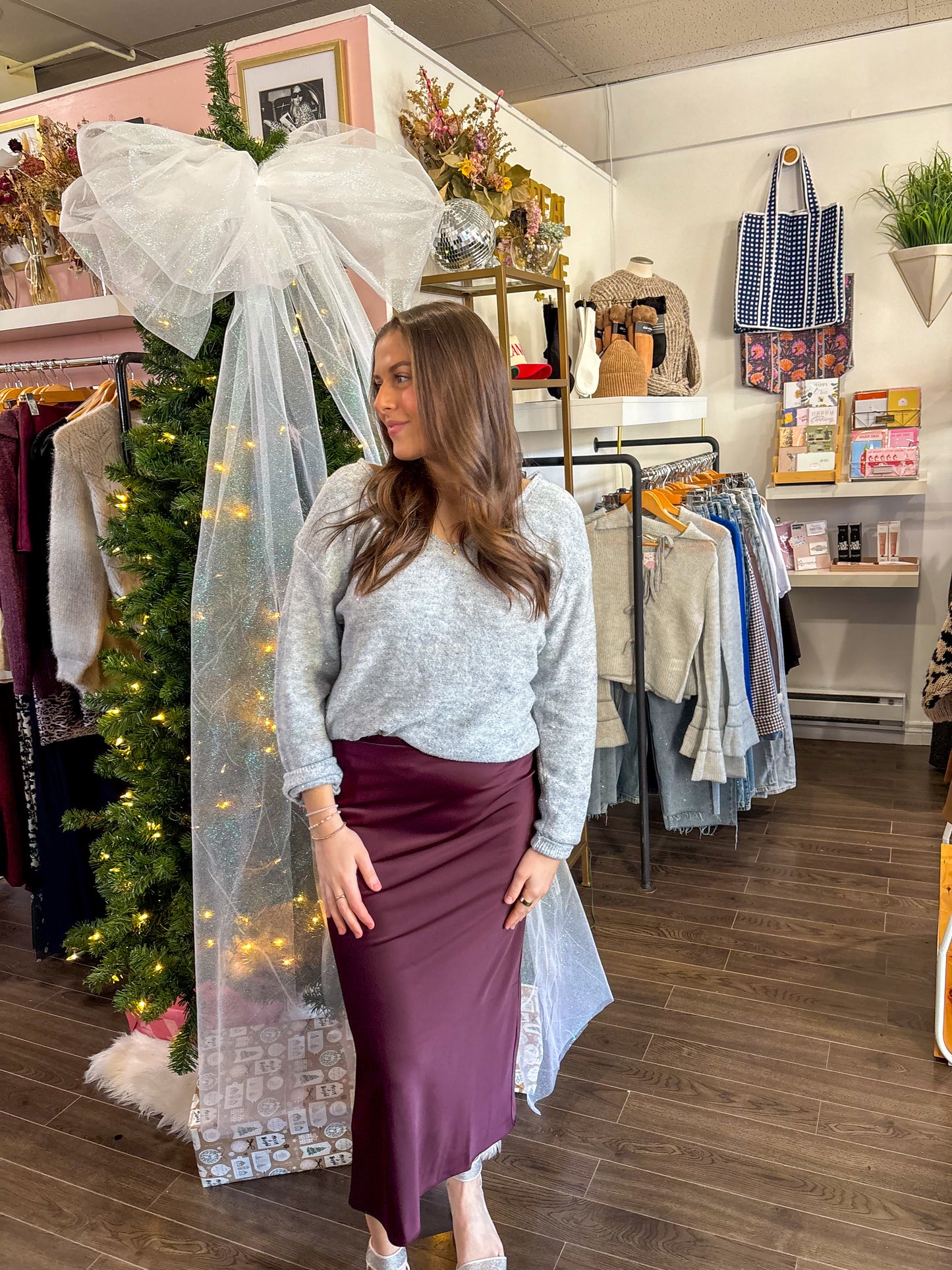 Catalpa Sweater in Grey