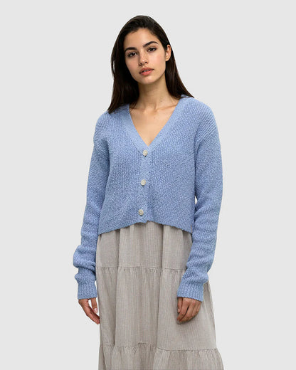 Poplar Cardigan in Blue