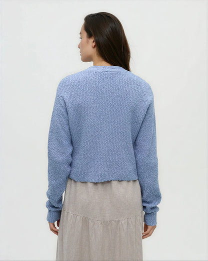 Poplar Cardigan in Blue