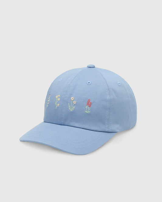 Spring Flora Peak Hat in Blue